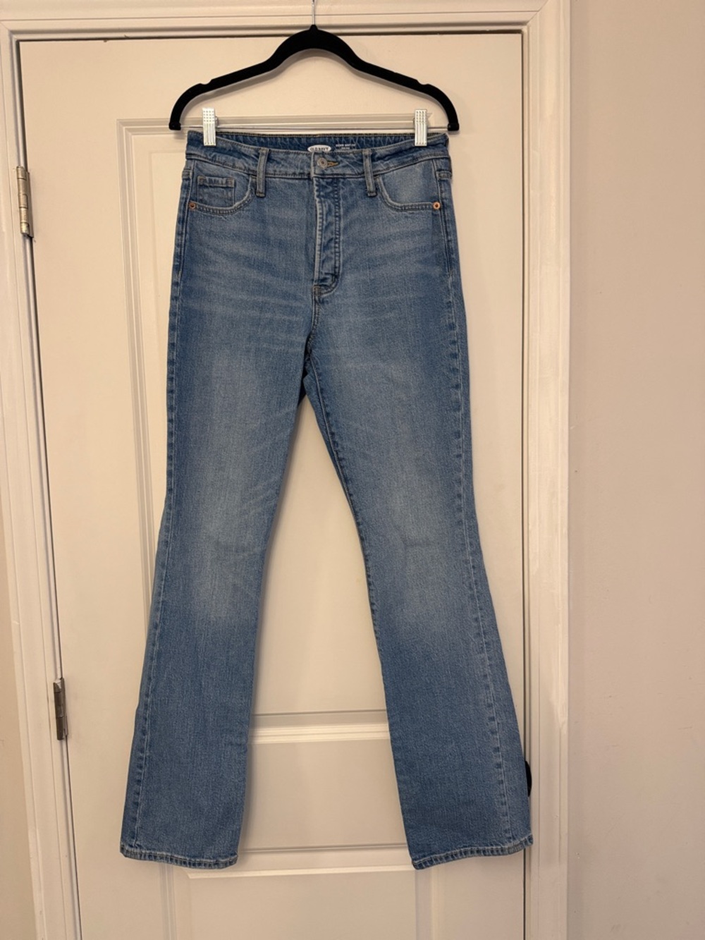 Old Navy Women's Light Blue High-Rise Bootcut Jeans